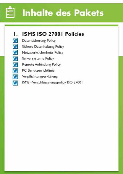 ISMS Policies - Vorschaubild 3